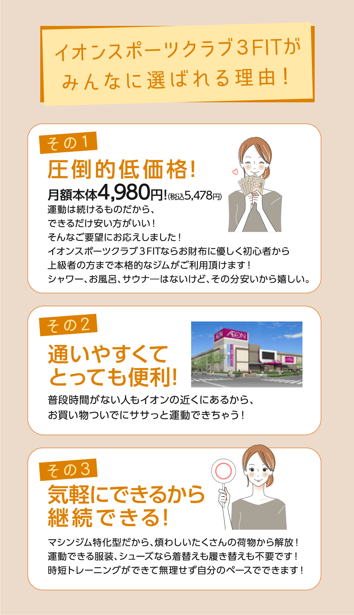 選ばれる理由