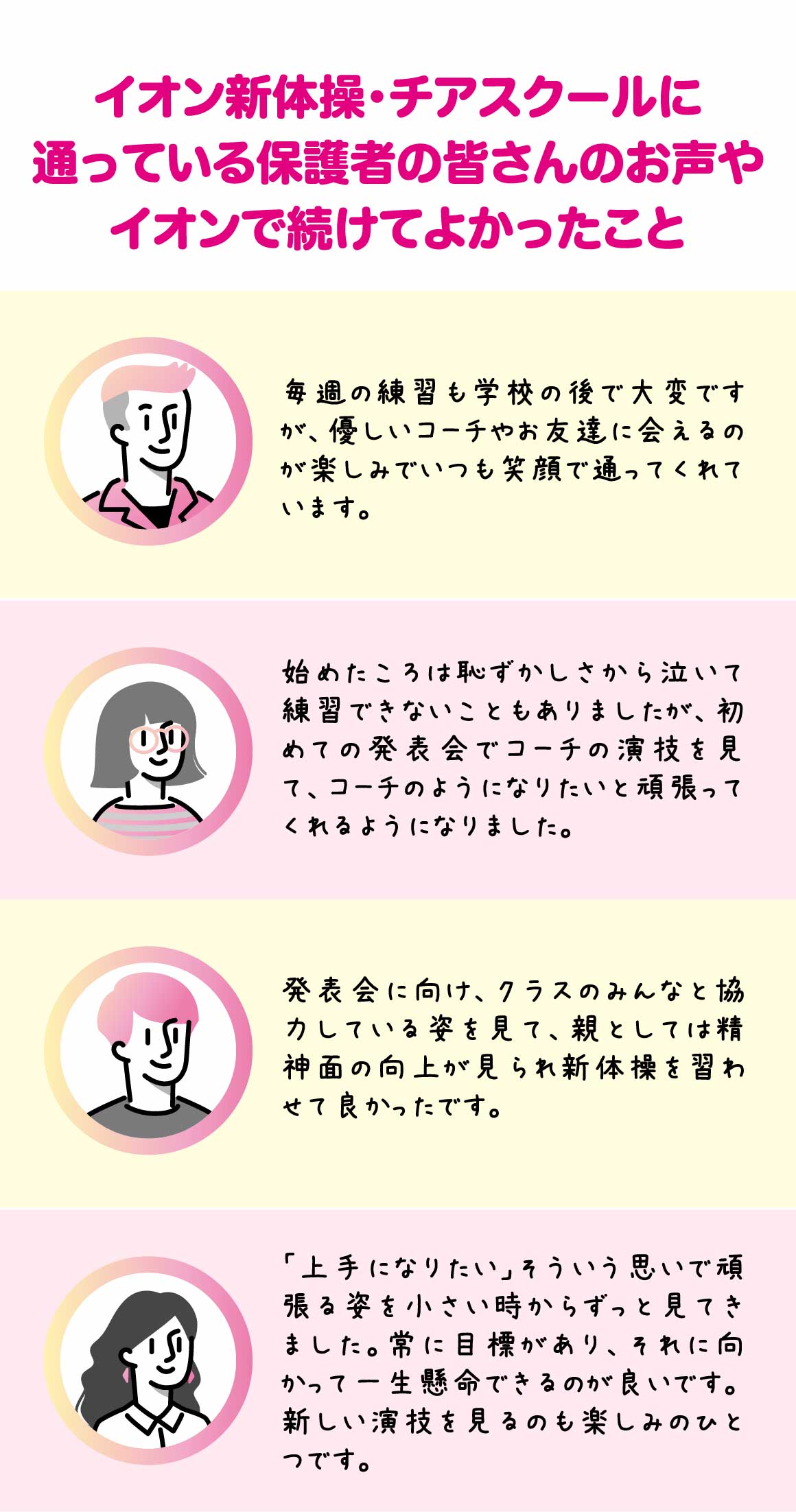 保護者の声