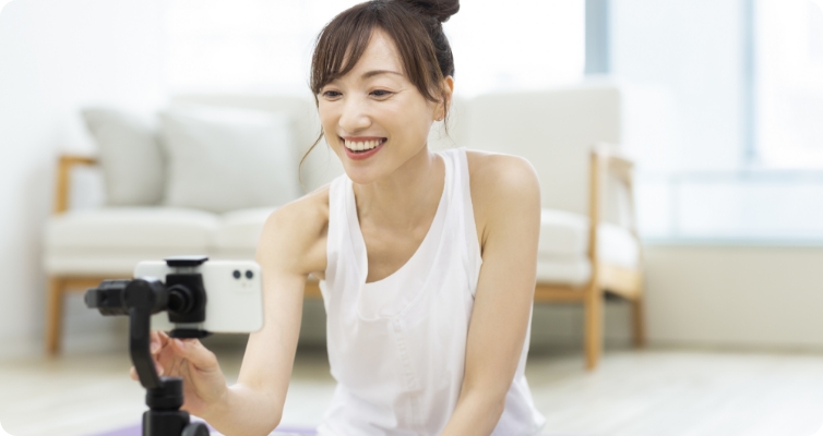 ライブ配信だからこそ継続できる イメージ写真